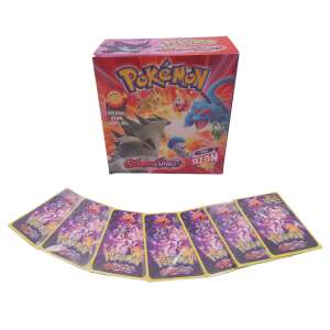 400 db IdeallStore® Pokemon kártya készlet, skarlát és lila, karton, többszínű 91243634 
