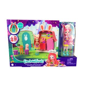 Enchantimals Bree Bunny . Baba és babaház - kiegészítőkkel