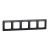 Rama 5 modul IP 20, Antracit, Schneider Sedna Design 91246780