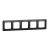 Rama 5 modul IP 20, Antracit, Schneider Sedna Design 91246780