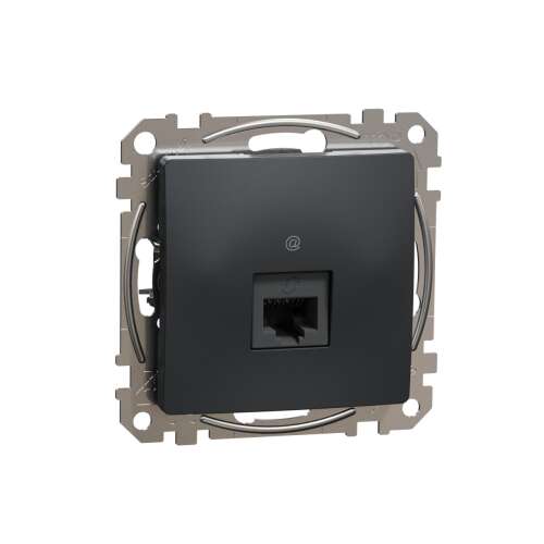 Schneider Sedna Design RJ45 network socket, anthracite