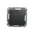 Schneider Sedna Design Switch, 10A, IP20, Anthracite 91246836