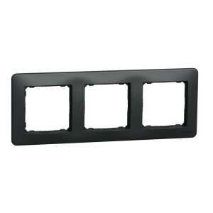 Schneider Sedna Design IP20 Triple Frame, Anthracite 91246901 - Light switch frame