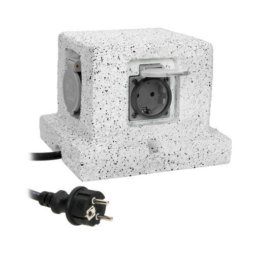 ORNO Díszkő Priză de grădină cu 4 prize, cablu 3m