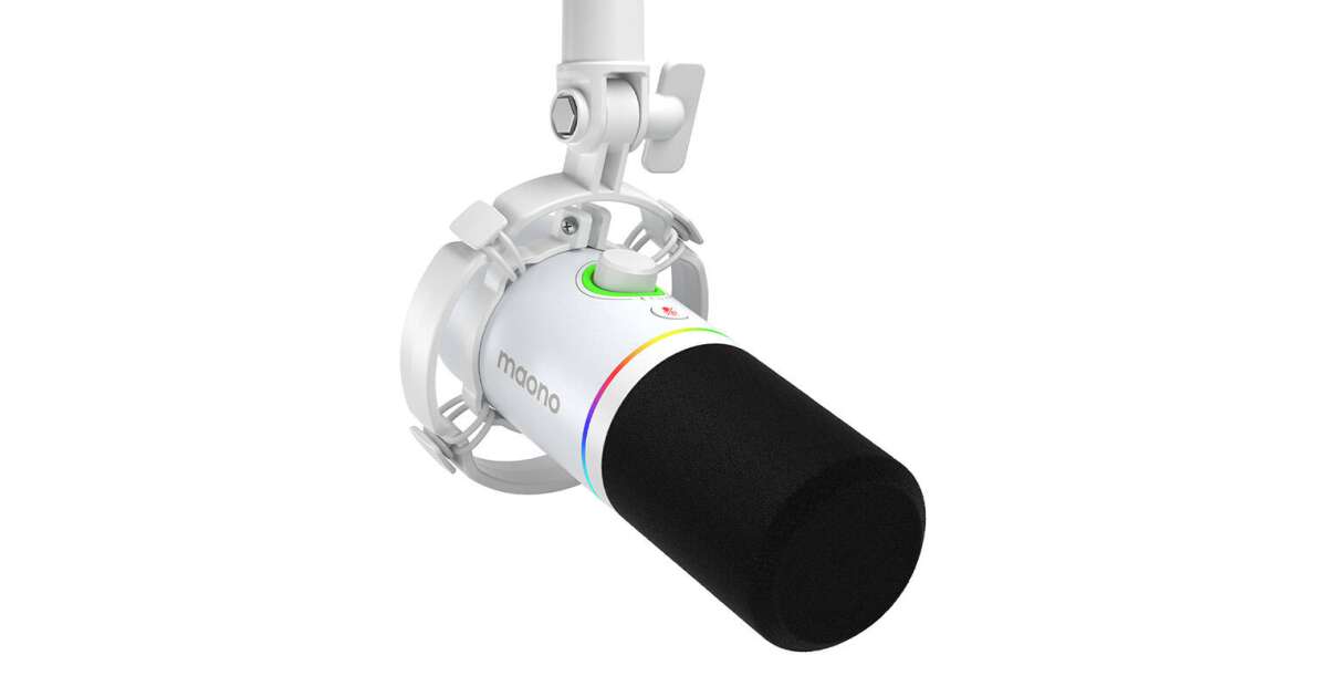 Dynamic Microphone Maono PD200x (white) | Pepita.com