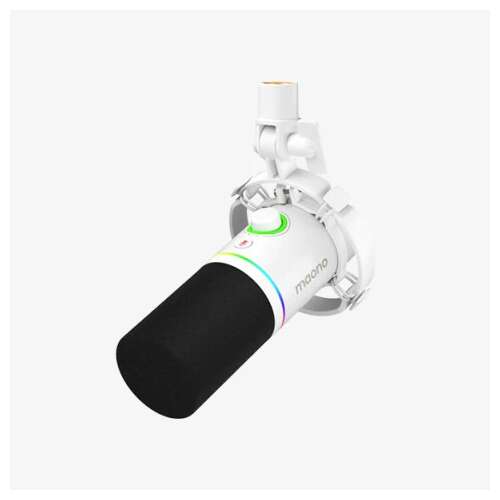 Maono PD200x fehér dinamikus USB és XLR mikrofon ütésgátló tartóval és karral - Mikrofon