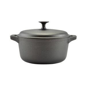 8 literes öntöttvas lábas fedővel 32 cm