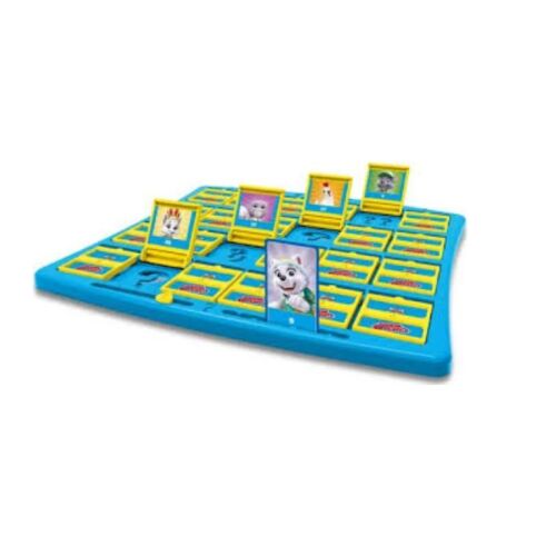 Paw Patrol Találd ki? játéktábla karakterkártyákkal a helyükön