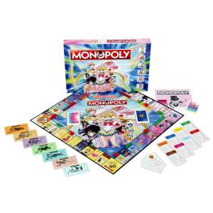 Monopoly Sailor Moon társasjáték, a népszerű anime sorozat karaktereivel - Winning Moves