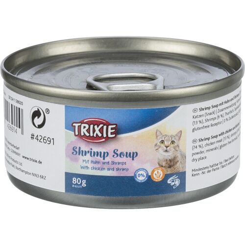 Trixie Macska Garnélás-Csirkés Leves - 80g