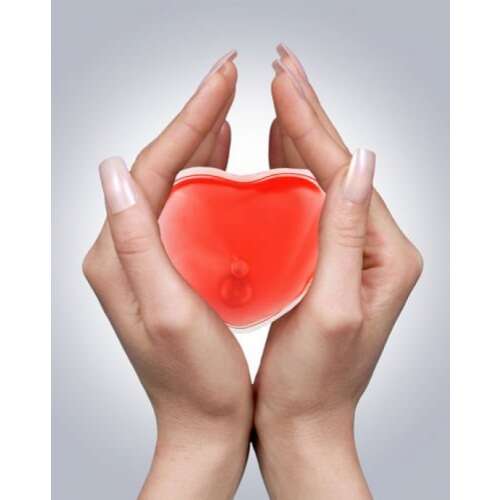 Kézmelegítő zselé tasak, lábmelegítő, zselés többször használható kézmelegítő, szív alakú