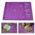 Purple silicone baking mat with measurements and pastry shapes, perfect for rolling out dough, making cookies, and more