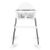 Scaun de masă cu înălțime reglabilă ECOTOYS, alb