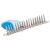 Trimmer brush comb for large dogs and cats - code: 19423 - 35 flexible stainless steel teeth - rubber handle - 15.5cm x 11cm dimensions 98303813