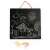 ECOTOYS 2-in-1 Educational Board: Black chalkboard side with chalk and drawings