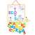 ECOTOYS 2-in-1 Educational Board: Whiteboard side with magnetic letters and marker