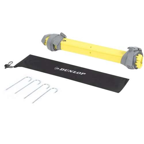 Dunlop Sport Agility Exercise Ladder, gelb, 4 Meter lang, mit 4 Erdspießen, schwarzer Tragetasche und 4 Erdspießen