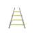 Dunlop Sport Agility Exercise Ladder, gelb, 4 Meter lang, 6 Stufen