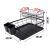 Praktikus Black Two-Tier Dish Rack Dimensions