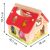 ECOTOYS Wooden Shape Sorter House - Handcrafted, with Colorful Animal Shaped Blocks and Removable Roof 91281957