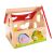 ECOTOYS Wooden Shape Sorter House - Handcrafted, with Colorful Animal Shaped Blocks and Removable Roof 91281957