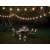 Kerti Girland Lánc 10 LED Lámpával megvilágítva kerti környezetben