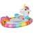 INTEX 59570 Einhorn-Schwimmring für Kinder, Regenbogen-Design