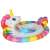 INTEX 59570 Einhorn-Schwimmring für Kinder, Regenbogen-Design
