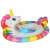 INTEX 59570 Einhorn-Schwimmring für Kinder, Regenbogen-Design