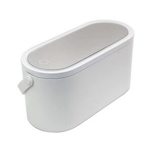 Elegáns Kozmetikai Szervező - Organizator cosmetic alb cu oglindă LED, vedere 3/4 - Verk Group