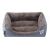 Large grey dog bed, comfortable and stylish