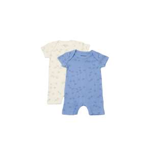 BabyCosy 2 darabos nyomott baba rugdalózó, Ecru/Levendula, 12-18 hónapos - BabyCosy