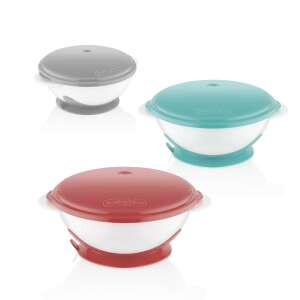 BabyJem Suction Cup Bowl with Lid (Color: Pink) 91284450 - Kids' Plate