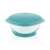 BabyJem tapadókorongos tál fedéllel türkiz színben