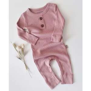 Hosszú ujjú jumpsuit és hosszú nadrág organikus és modális pamutból - Baby Cosy Pink (méret: 3-6 hónap) 91285053 Overál