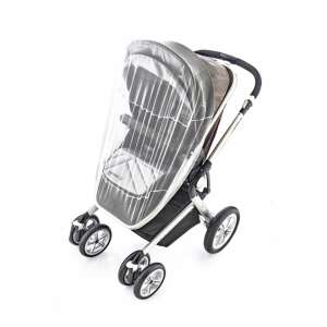 BabyJem stroller insect net, white, on stroller - Stroller Mosquito Net
