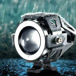 Proiector LED cu Lupa, Angel Eye ALB si Devil Eye RED, alimentare 12V, pentru Off-Road, ATV, SSV, UTV 91285136 - EALMEU