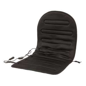 Black heated car seat cushion with 2 heat settings,  for comfortable driving in cold weather - EALMEU