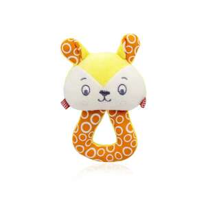 Csörgő plüss játék cica, 3 hónap+, BabyJem (Szín: Rózsaszín)