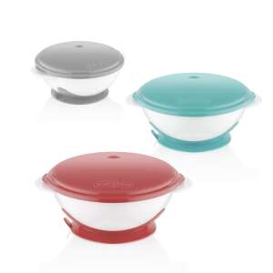 BabyJem Suction Cup Bowl with Lid (Color: Blue) 91286624 - Babies & Toddler