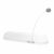 Edifier HECATE G1500 white gaming soundbar rear view with microphone