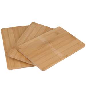 3 részes bambusz vágódeszka szett, kis méret - Excellent Houseware