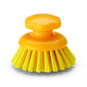Igeax Ergonomikus Súrolókefe - Kör alakú - Sárga, kézi tisztítókefe - Igeax