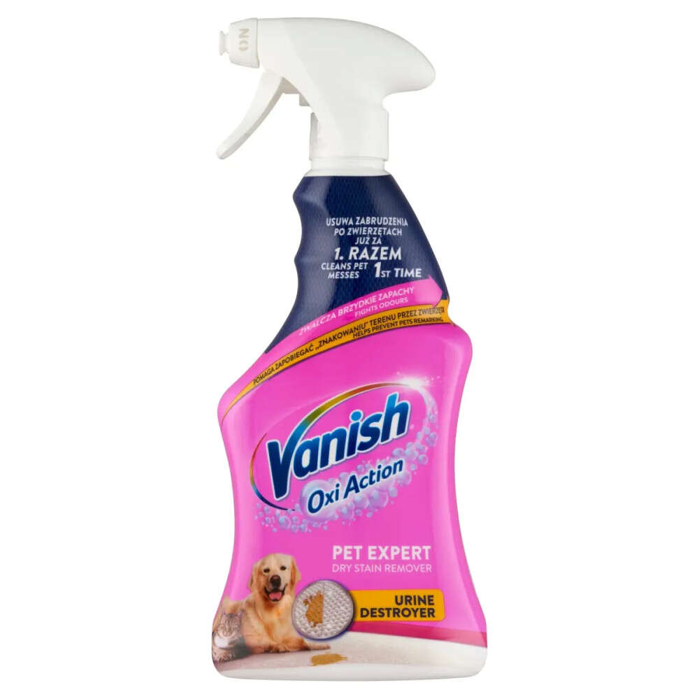 Vanish Pet Oxi Action Expert Środek czyszczący do dywanów 500 ml w sprayu
