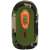 Difuzor Bluetooth portabil JBL GO 3, camuflaj verde, prim-plan al portului de încărcare