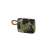 JBL GO 3 portable Bluetooth speaker, camo green, angled view