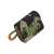 JBL GO 3 portable Bluetooth speaker, camo green, angled view