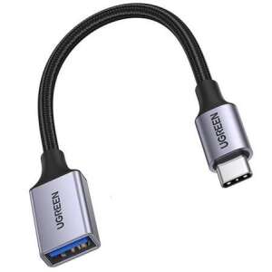 Adapter UGREEN US378 USB-A do USB-C OTG, szary - Kabel danych