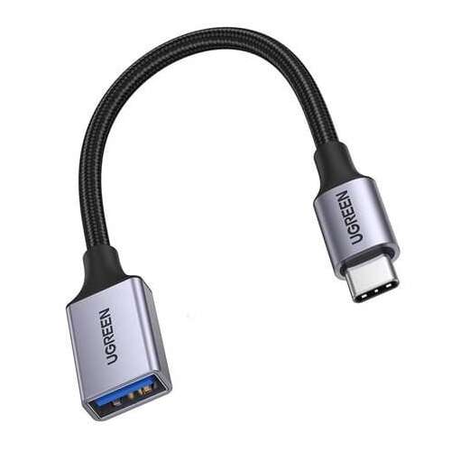 Adapter UGREEN US378 USB-A do USB-C OTG, szary
