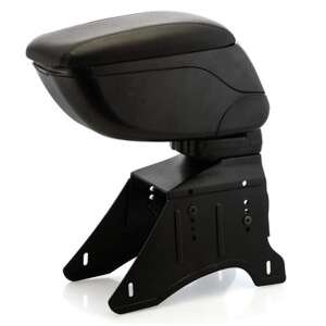 Black universal car armrest with black stitching, AVX-T1297 - Vehicle & Part